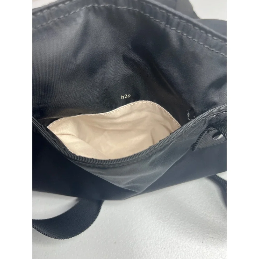 Lululemon Bring It Om Tote Bag Black Expandable Gym Yoga